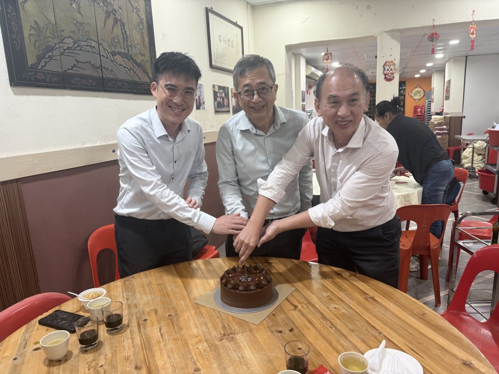 Celebrating a colleague’s birthday at the office